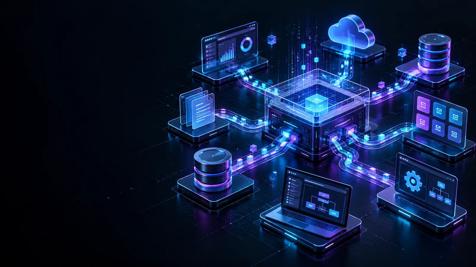 Connected applications and automated business workflows