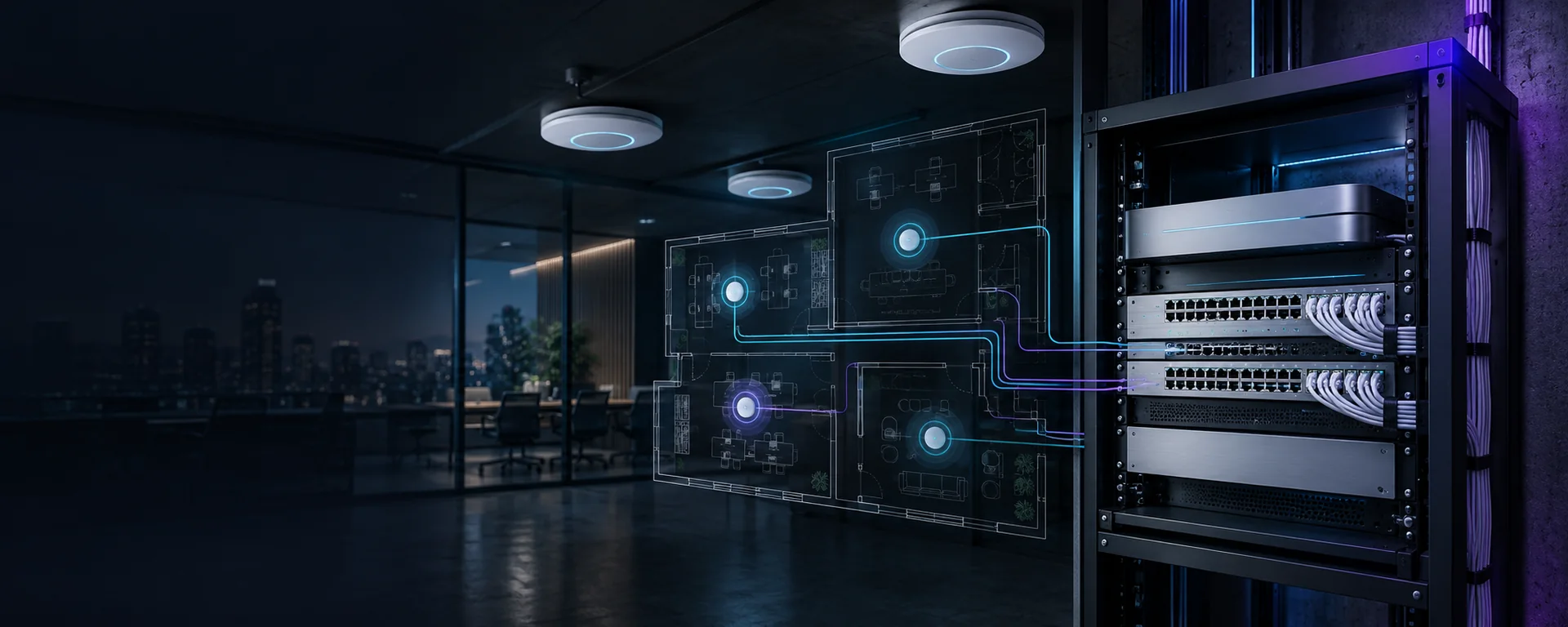 A modern business network and wireless access point